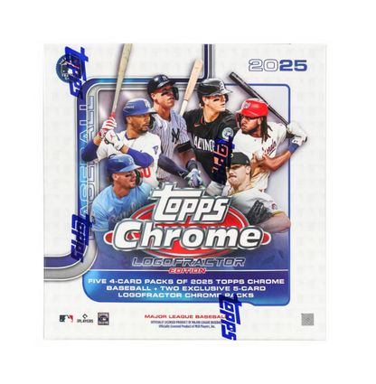2025 Topps Chrome Baseball Logofractor Edition 20-Box Case