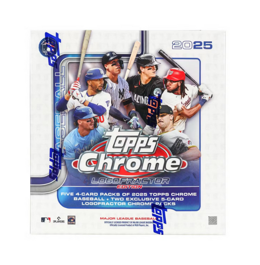 2025 Topps Chrome Baseball Logofractor Edition Box