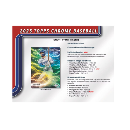 2025 Topps Chrome Baseball Mega Box