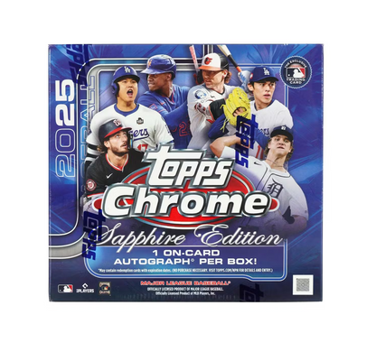 2025 Topps Chrome Baseball Sapphire Edition 10-Box Case