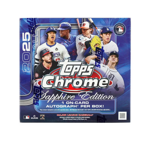 2025 Topps Chrome Baseball Sapphire Edition Box