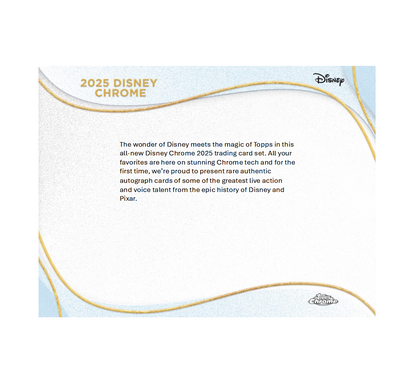 2025 Topps Chrome Disney Hobby Box