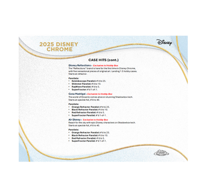 2025 Topps Chrome Disney Hobby Box