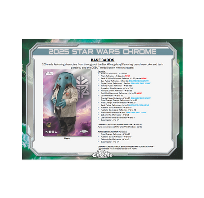 2025 Topps Chrome Star Wars Breaker's Delight Box