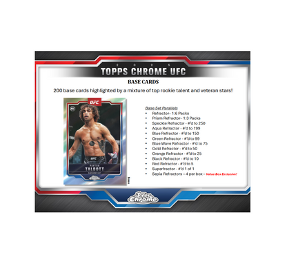 2025 Topps Chrome UFC Mega 20-Box Case