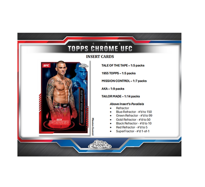 2025 Topps Chrome UFC Hobby Box