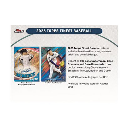 2025 Topps Finest Baseball Hobby Box
