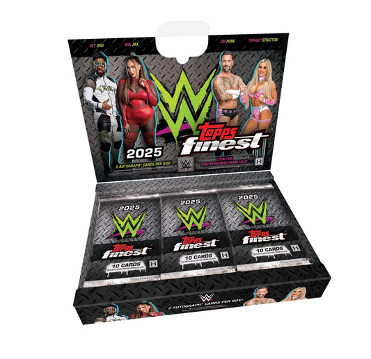 2025 Topps Finest WWE Hobby 8-Box Case