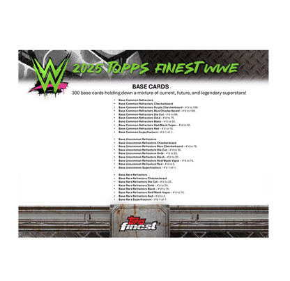 2025 Topps Finest WWE Hobby 8-Box Case