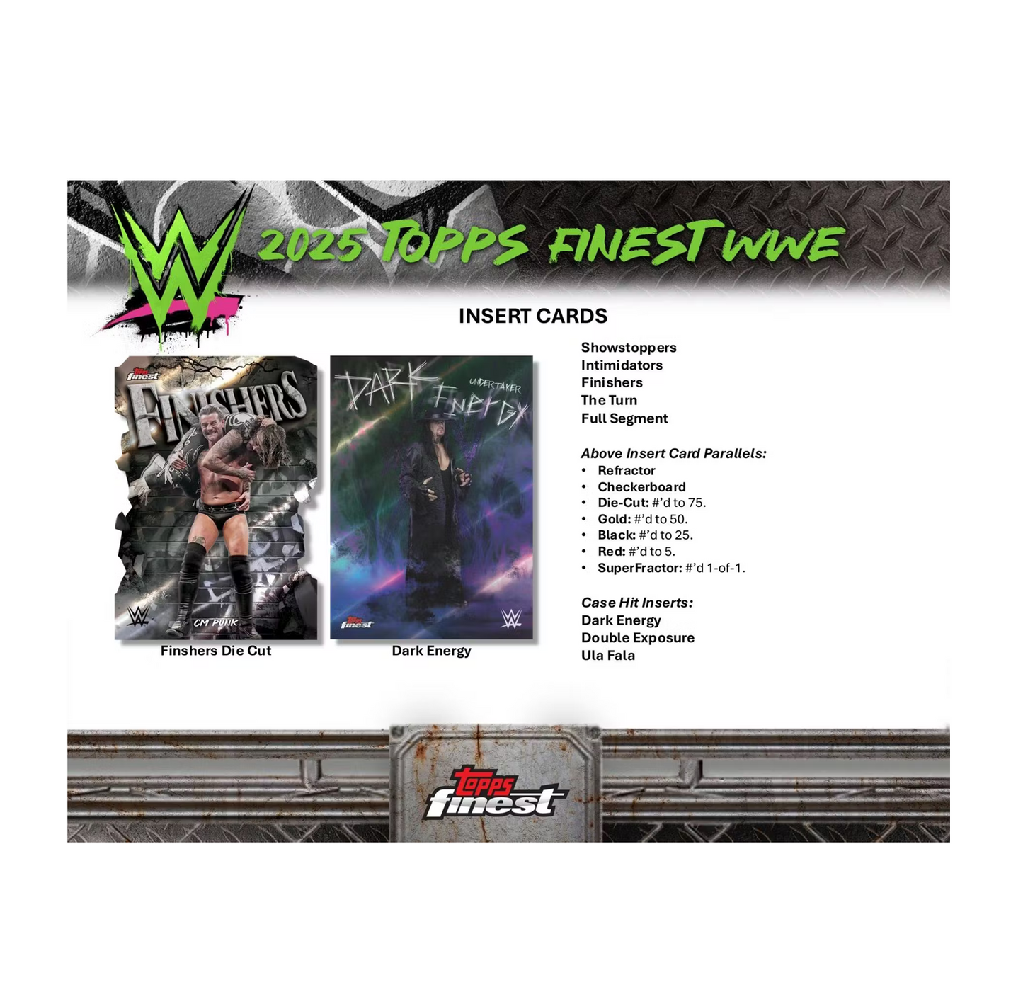 2025 Topps Finest WWE Hobby 8-Box Case