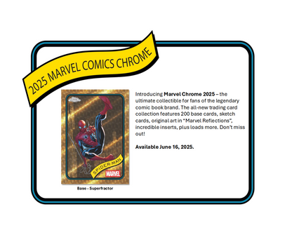 2025 Topps Marvel Chrome Hobby 12-Box Case