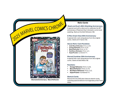 2025 Topps Marvel Chrome Hobby 12-Box Case