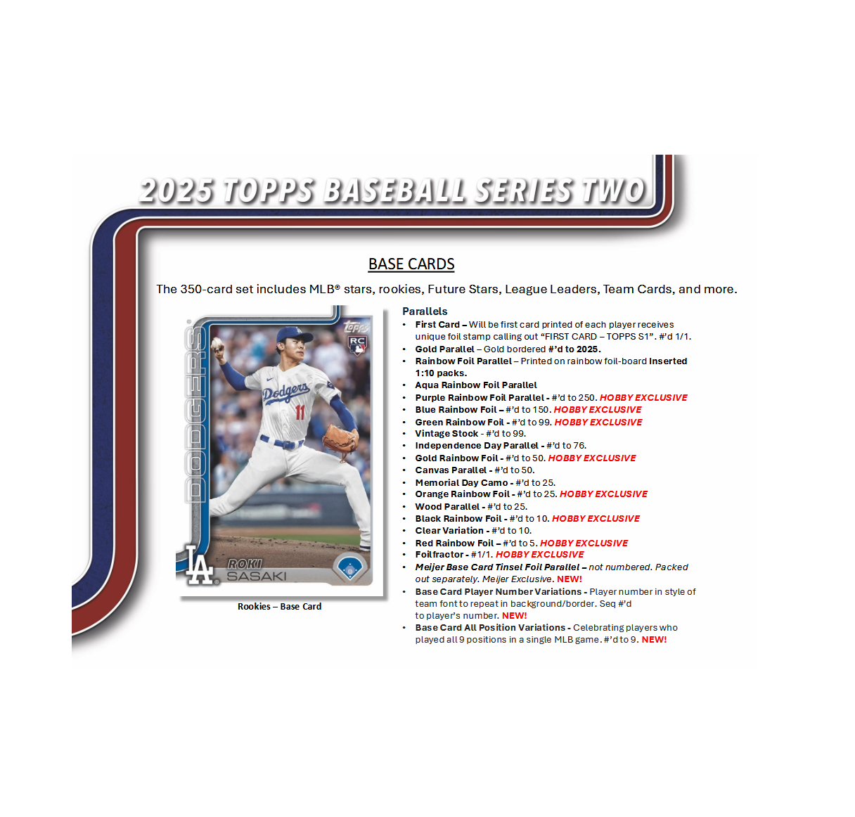 2025 Topps Series 2 Baseball Hobby Box