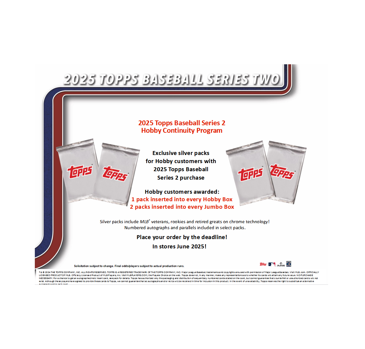 2025 Topps Series 2 Baseball Hobby Box