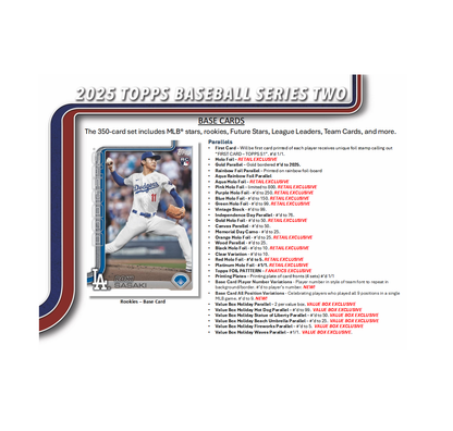 2025 Topps Series 2 Baseball Blaster 40-Box Case