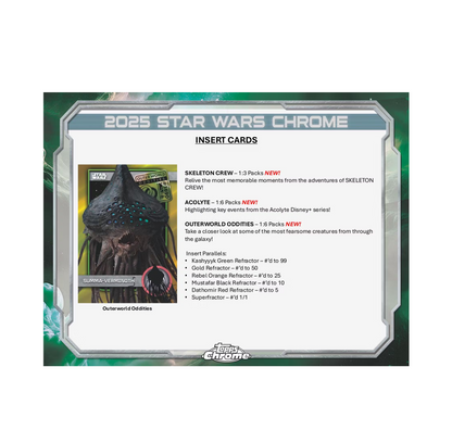 2025 Topps Star Wars Chrome Blaster 40-Box Case