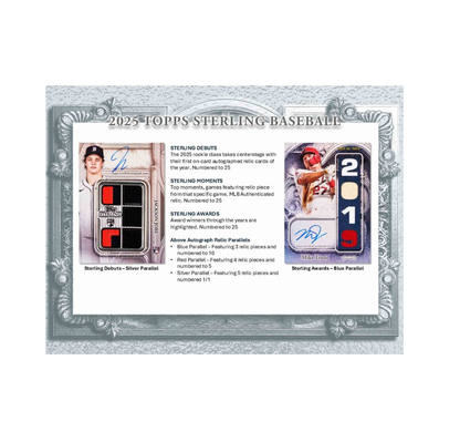 2025 Topps Sterling Baseball Hobby 4-Box Case
