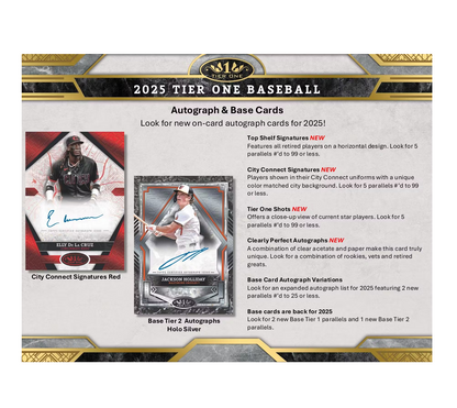 2025 Topps Tier One Baseball Hobby Box