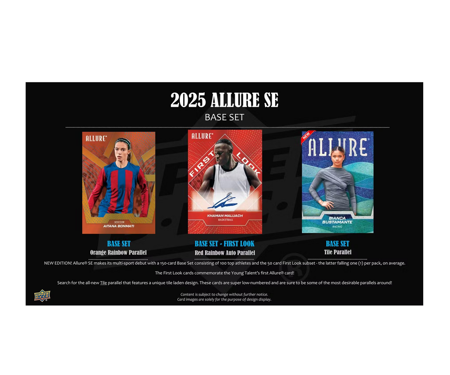 2025 Upper Deck Allure SE Hobby Box