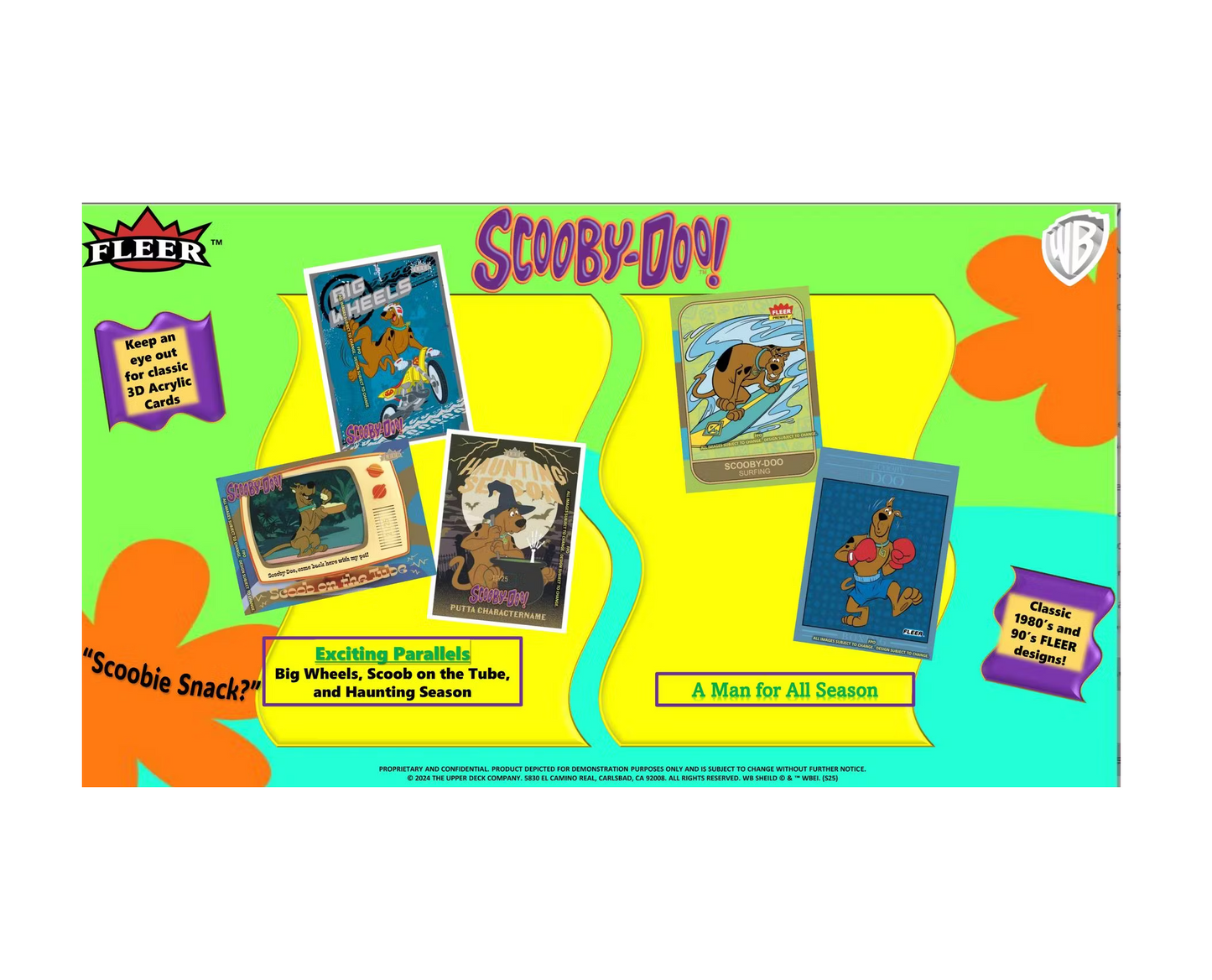 2025 Upper Deck Fleer Scooby Doo Hobby Pack