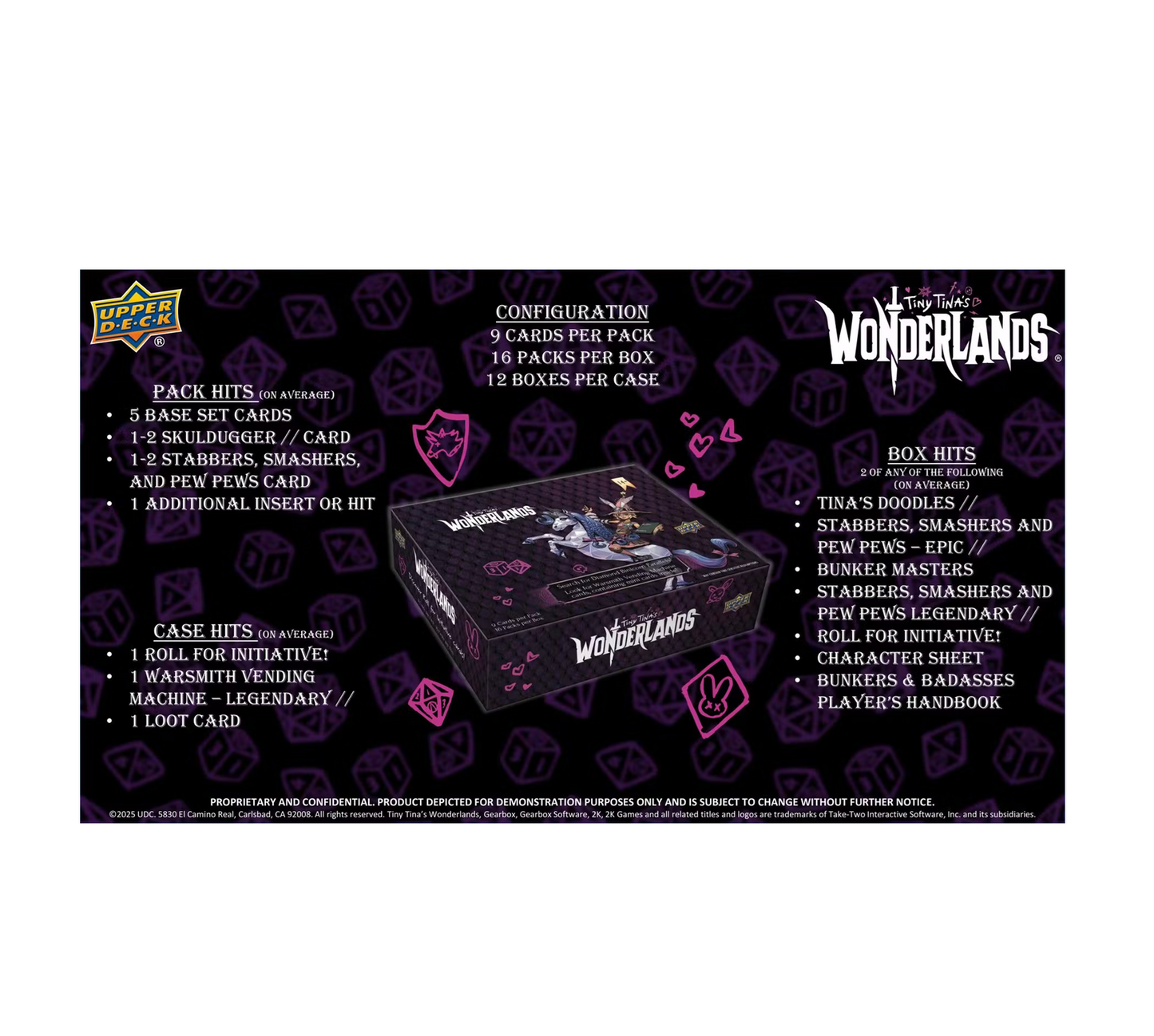2025 Upper Deck Tiny Tina's Wonderlands Hobby Pack