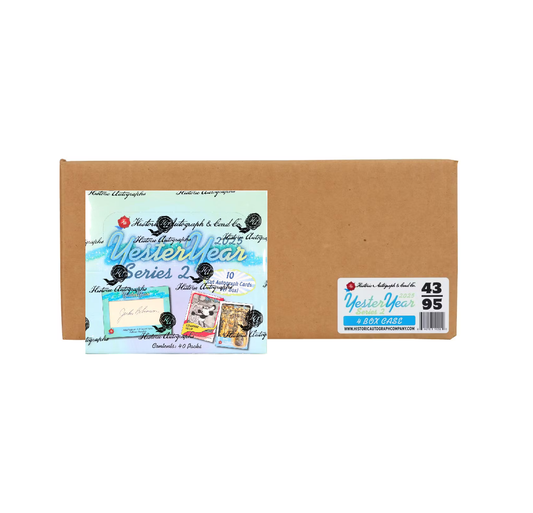 2025 Historic Autographs YesterYear Series 2 Hobby 4-Box Case