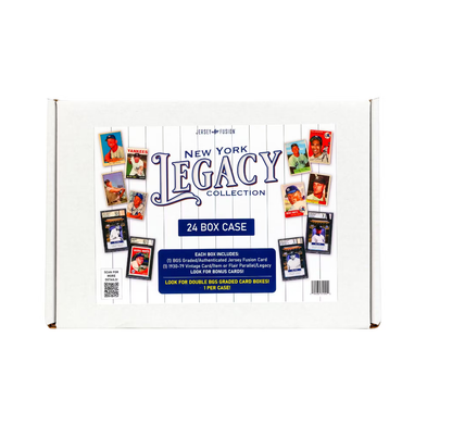 2025 Jersey Fusion New York Legacy Collection Baseball Hobby 24-Box Case