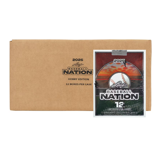 2025 Leaf Baseball Nation Hobby 12-Box Case