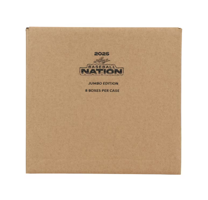 2025 Leaf Baseball Nation Hobby Jumbo 8-Box Case