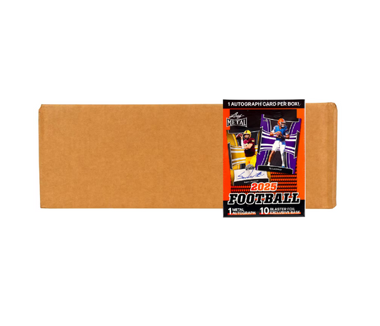 2025 Leaf Metal Football Blaster 20-Box Case