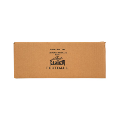 2025 Leaf Metal Football Hobby 12-Box Case