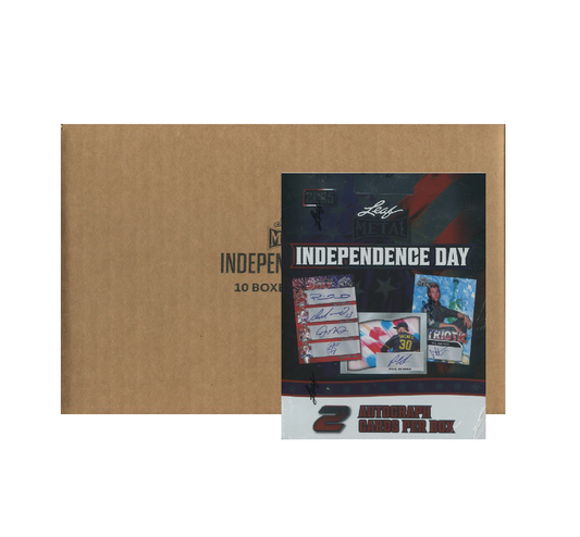 2025 Leaf Metal Independence Day Multi-Sport Hobby 10-Box Case