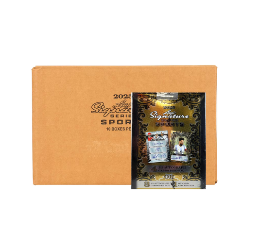 2025 Leaf Signature Series Sports Hobby 10-Box Case