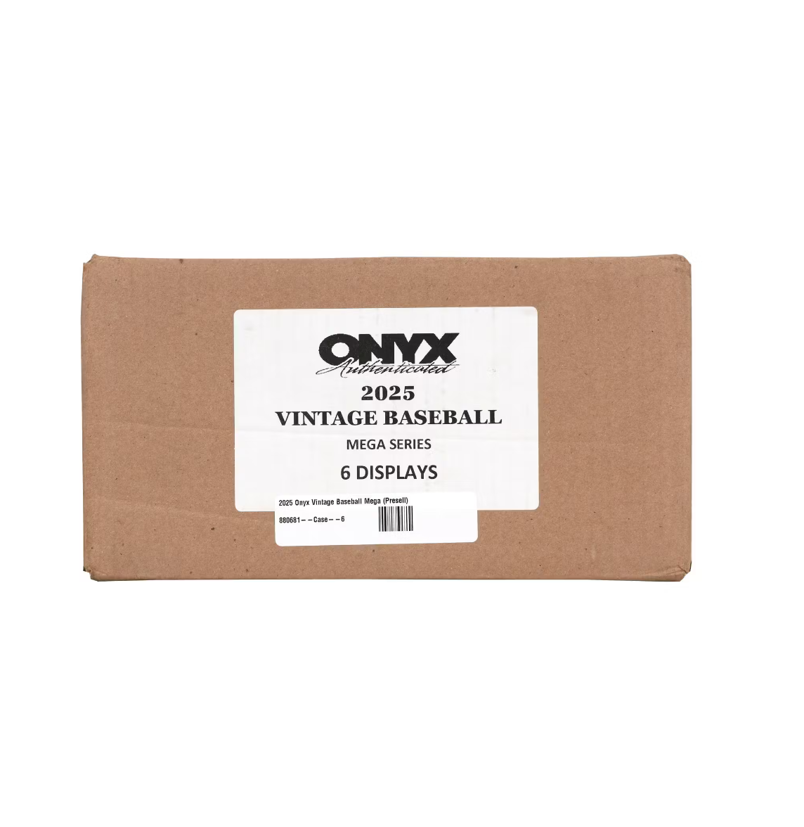 2025 Onyx Vintage Collection Baseball Mega 6-Box Case