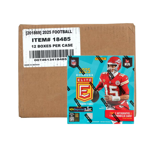 2025 Panini Donruss Elite Football Hobby 12-Box Case