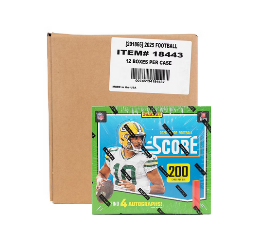 2025 Panini Score Football Hobby 12-Box Case