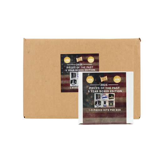 2025 Pieces of the Past 9 Year Boxed Edition Hobby 5-Box Case