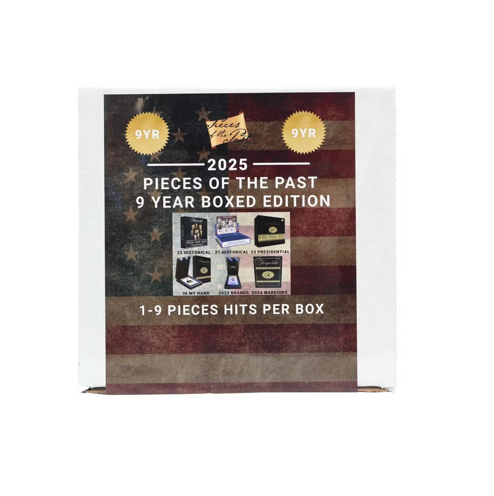 2025 Pieces of the Past 9 Year Boxed Edition Hobby 5-Box Case