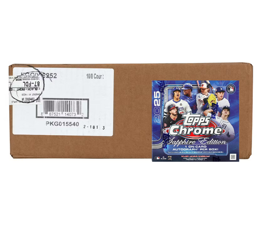 2025 Topps Chrome Baseball Sapphire Edition 10-Box Case