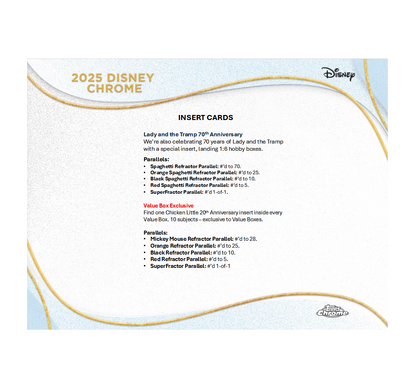 2025 Topps Chrome Disney Blaster Box