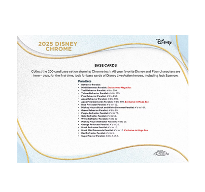 2025 Topps Chrome Disney Mega Box