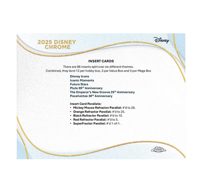 2025 Topps Chrome Disney Mega Box