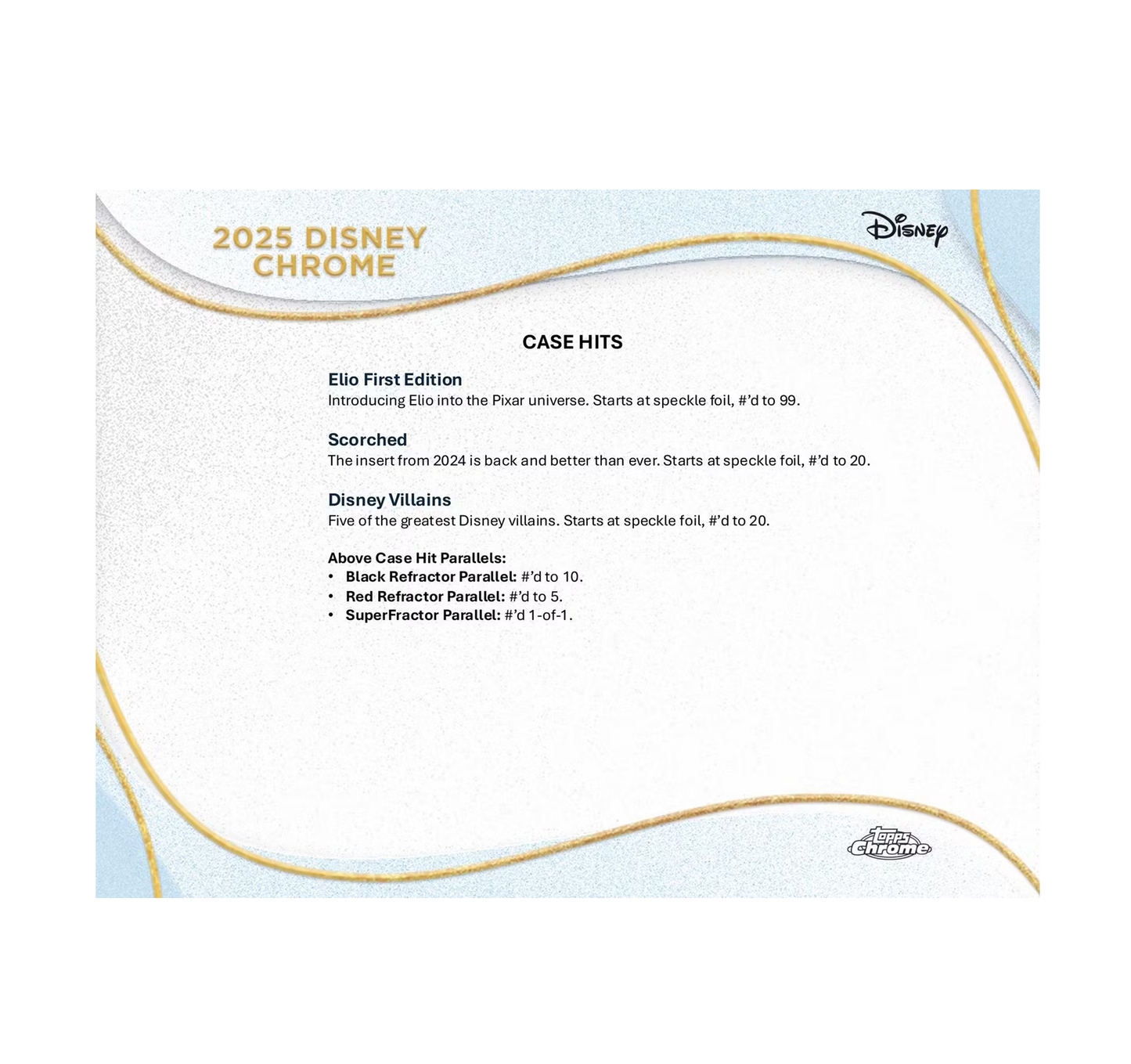 2025 Topps Chrome Disney Mega 20-Box Case