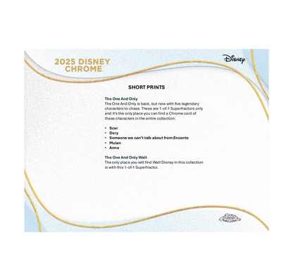 2025 Topps Chrome Disney Mega Box