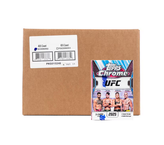 2025 Topps Chrome UFC Blaster 40-Box Case