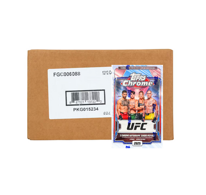 2025 Topps Chrome UFC Hobby 12-Box Case