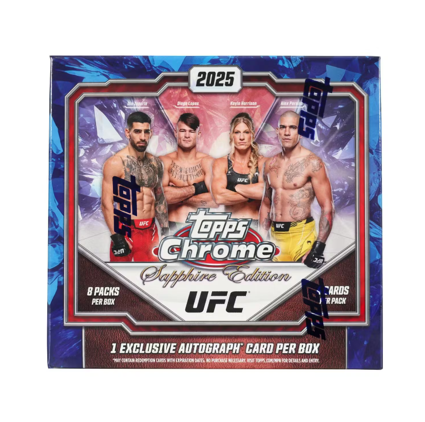 2025 Topps Chrome UFC Sapphire Edition 10-Box Case