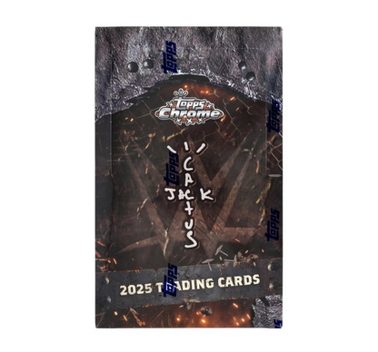 2025 Topps Chrome WWE x Cactus Jack Hobby 12-Box Case