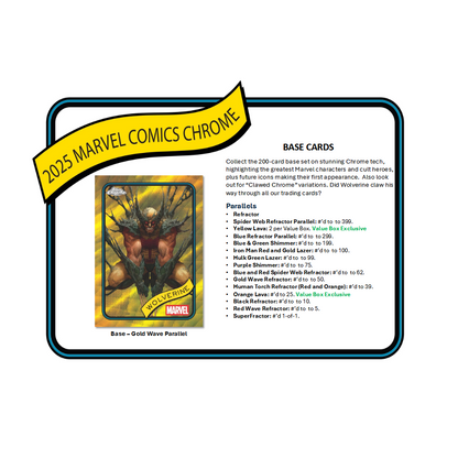 2025 Topps Marvel Chrome Blaster Box