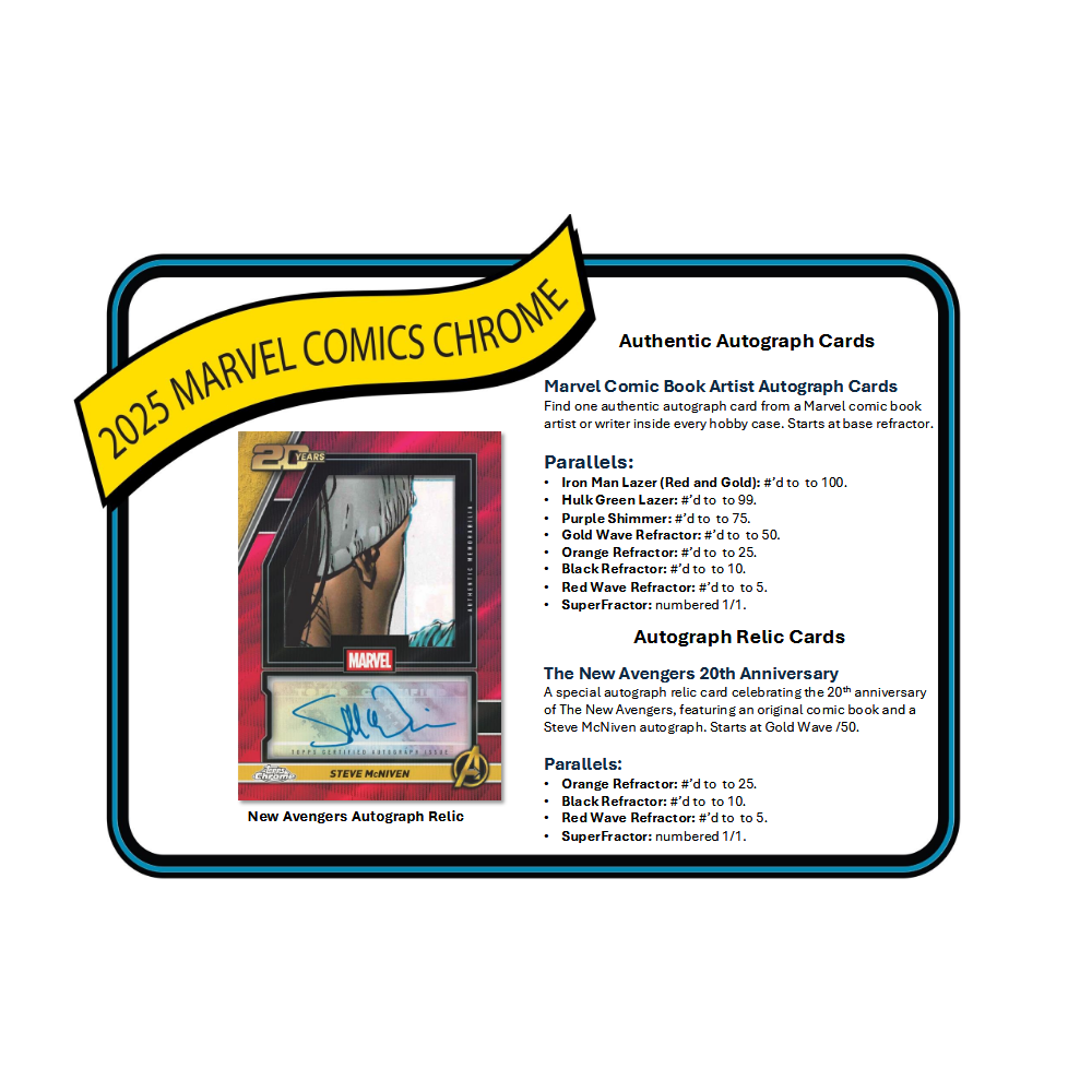 2025 Topps Marvel Chrome Blaster Box
